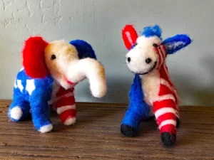 Needle Felted Party Animals