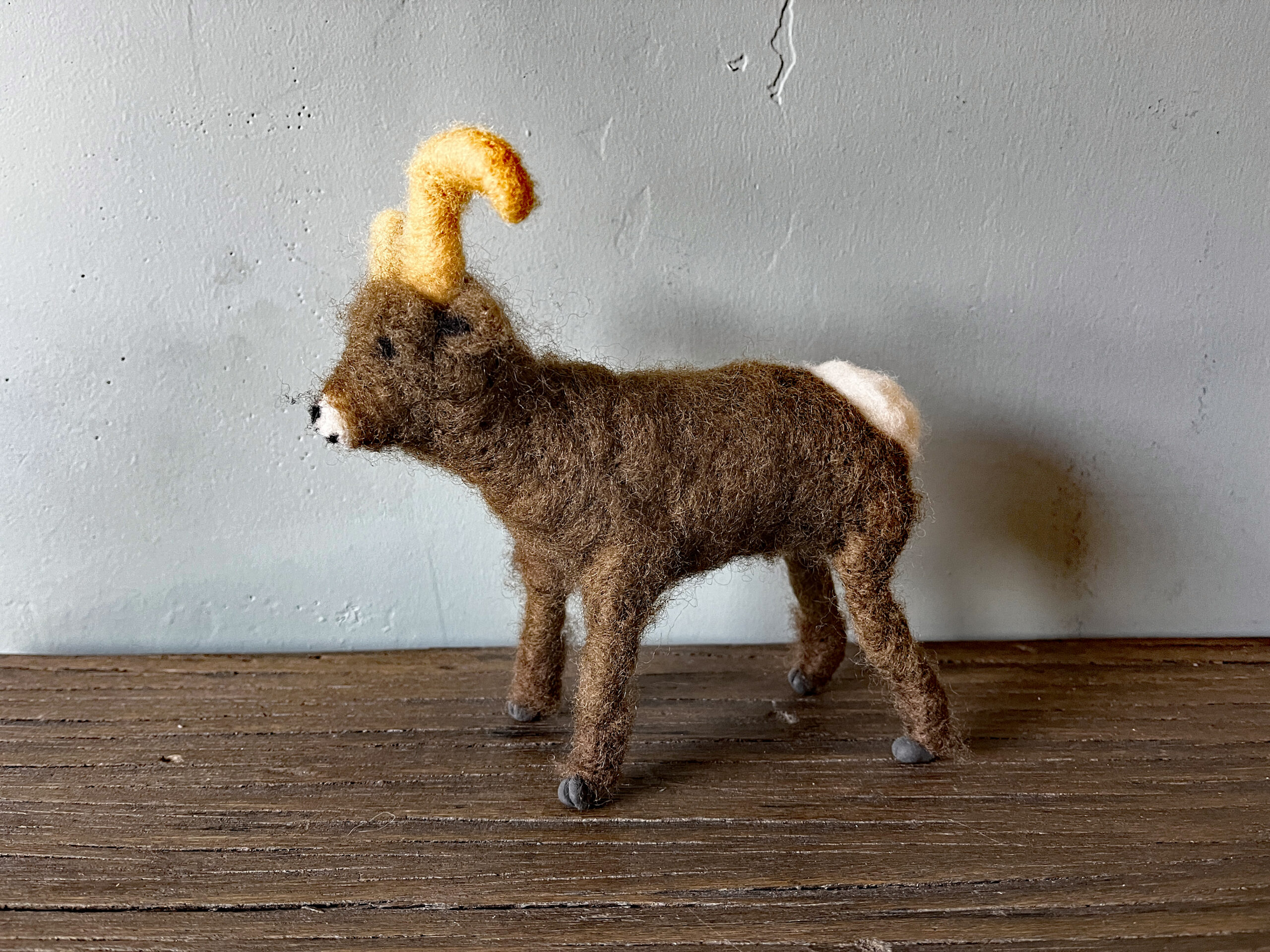 Needle Felted Bighorn Sheep