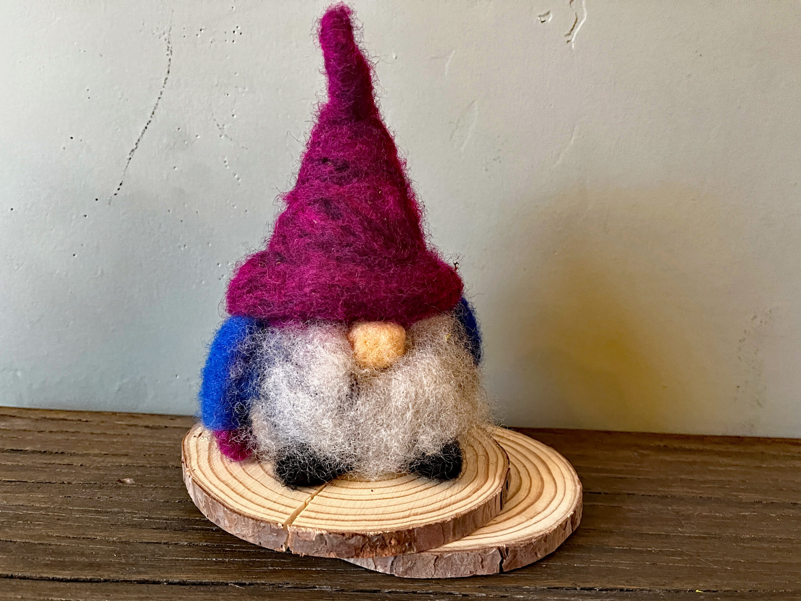 Fat Gnome With Fuscia Hat